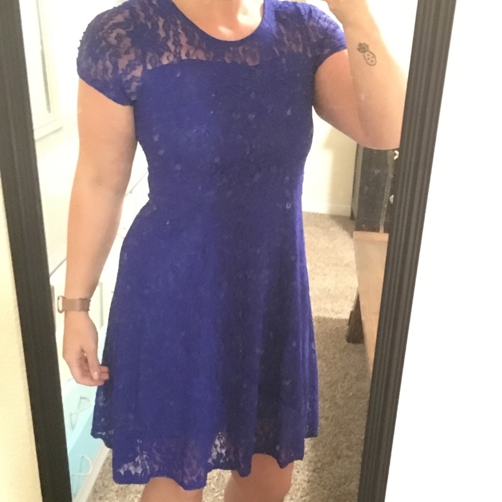Blue Cocktail Dress